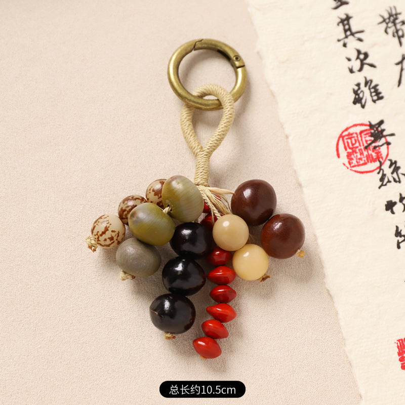 Wish-fulfilling seed bag pendant keychain