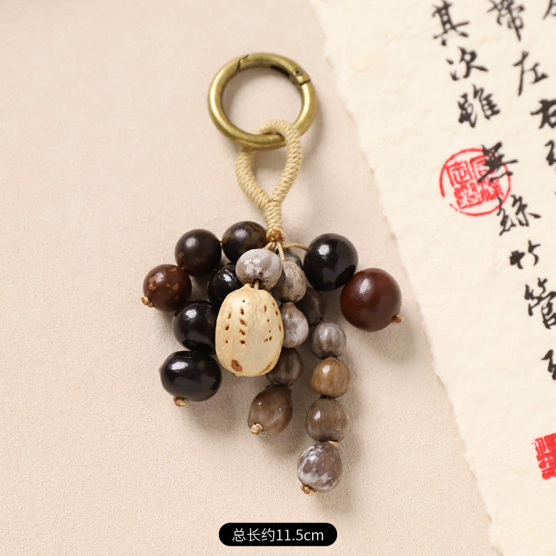 Wish-fulfilling seed bag pendant keychain