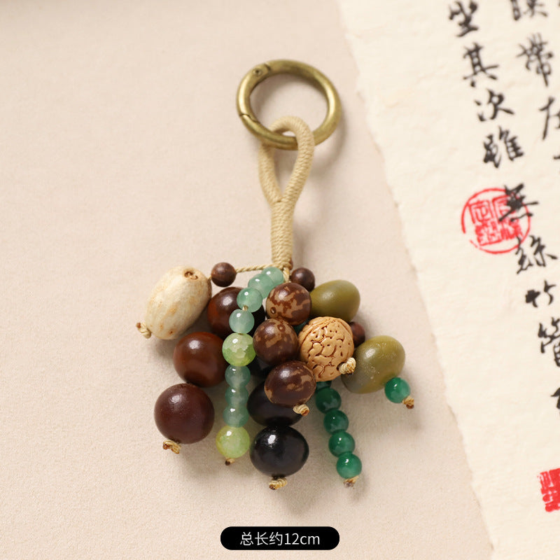 Wish-fulfilling seed bag pendant keychain