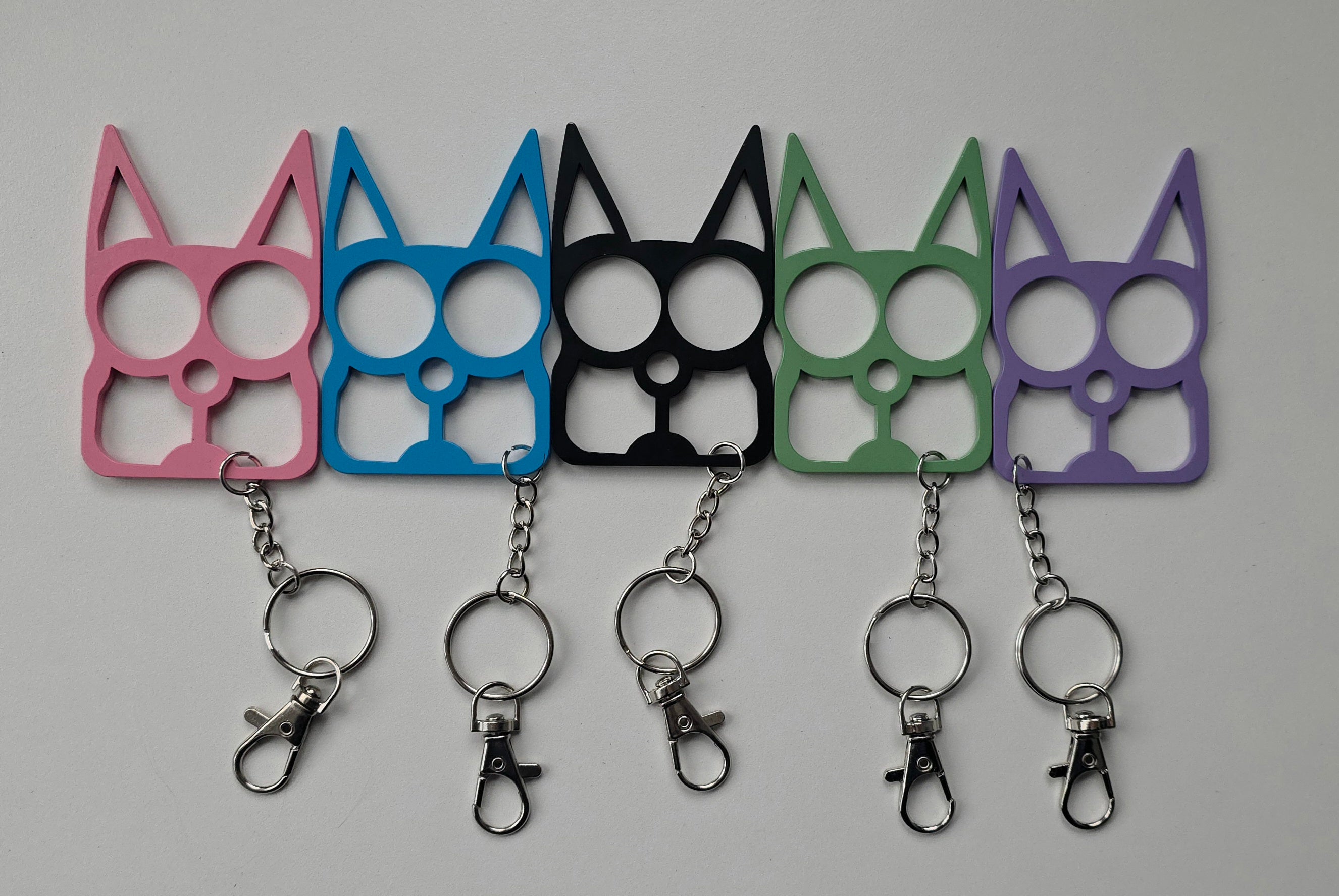 Kitty self-defense keychains