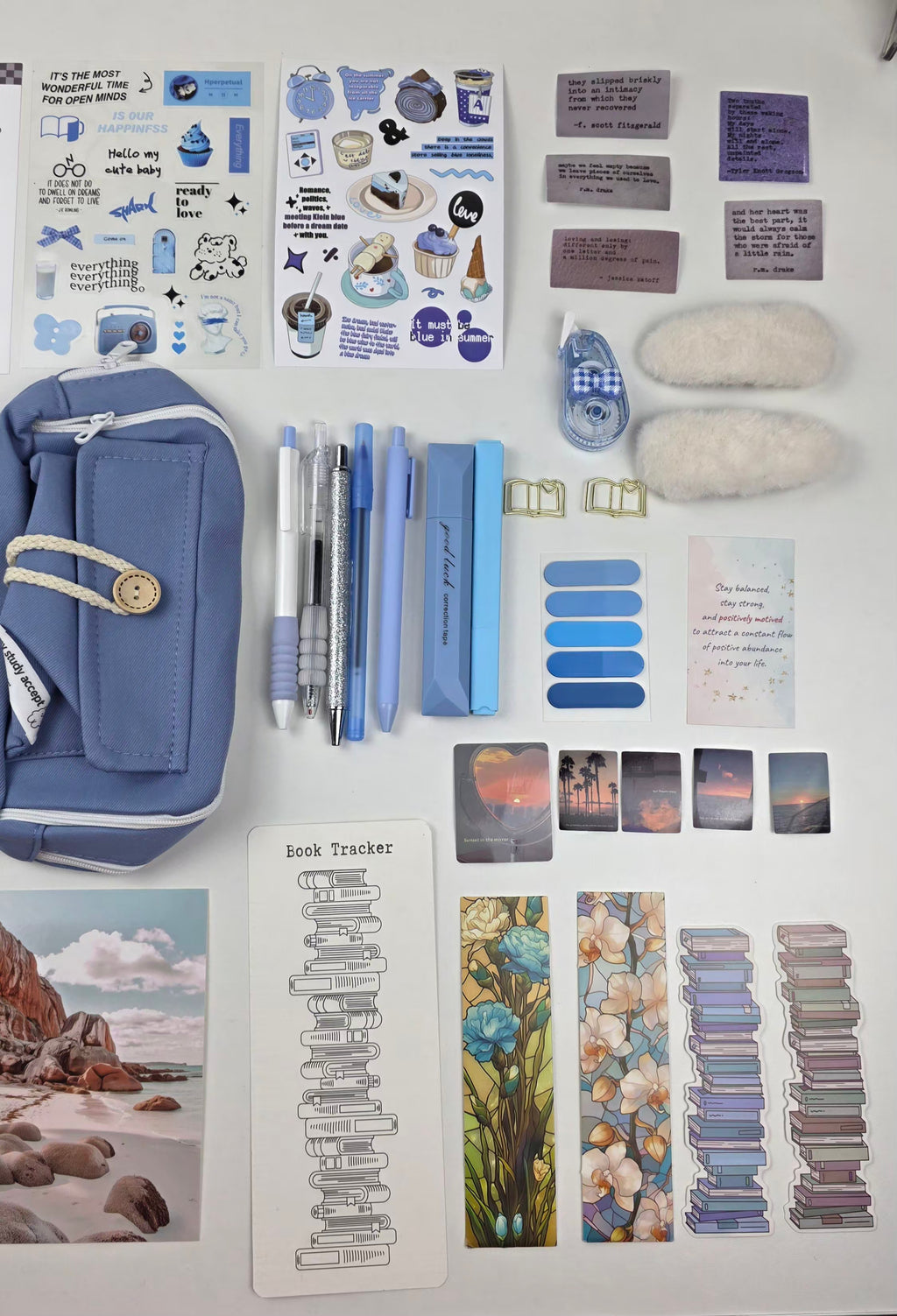 💙Deep Ocean Desk Set