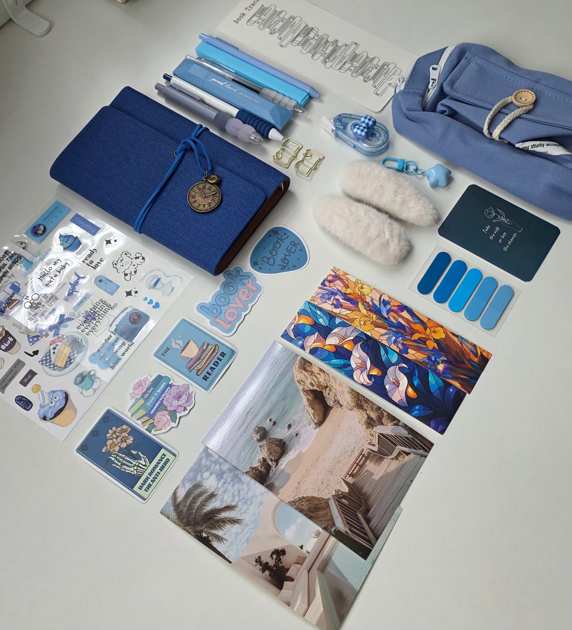 💙Deep Ocean Desk Set