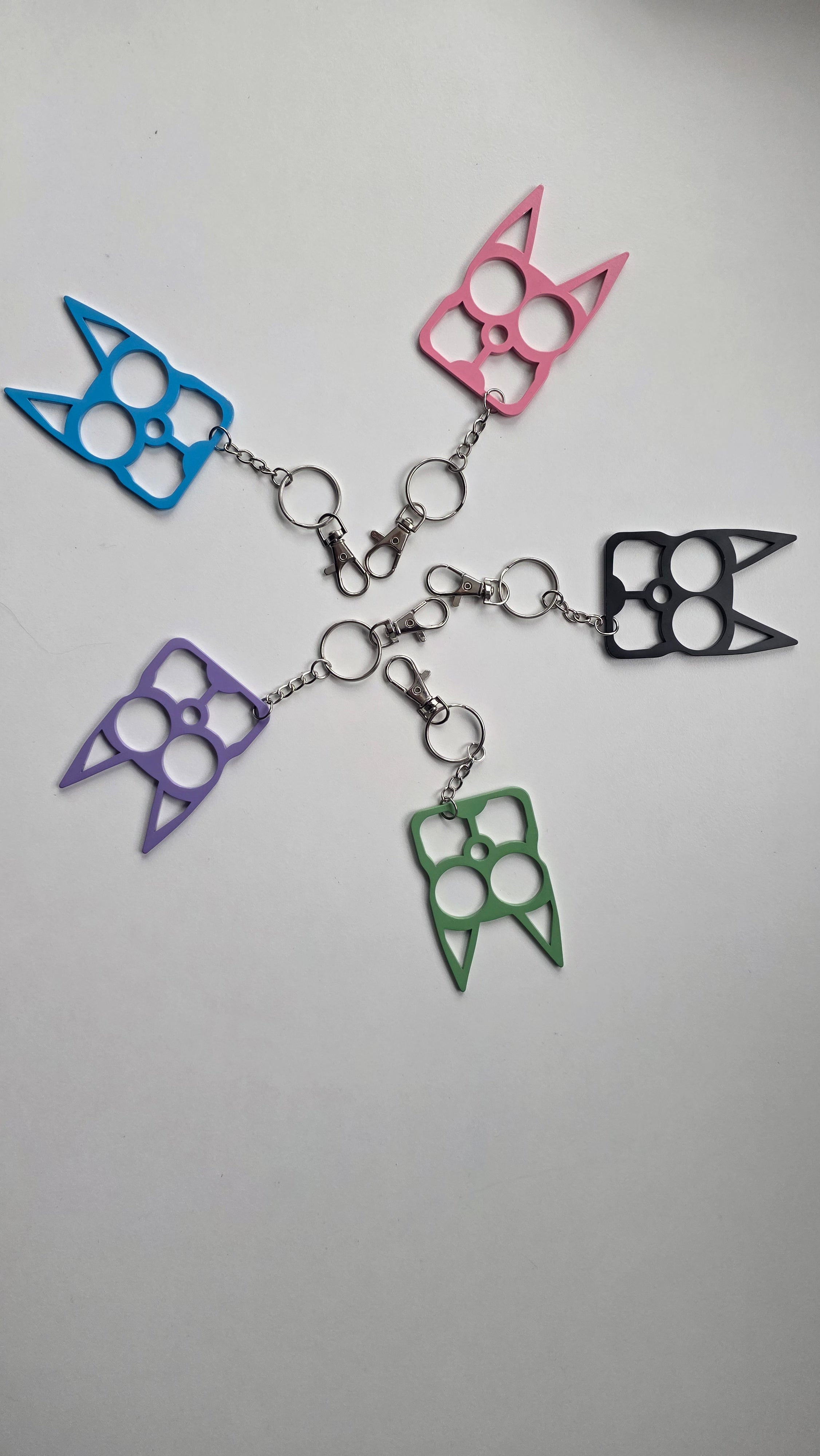 Kitty self-defense keychains