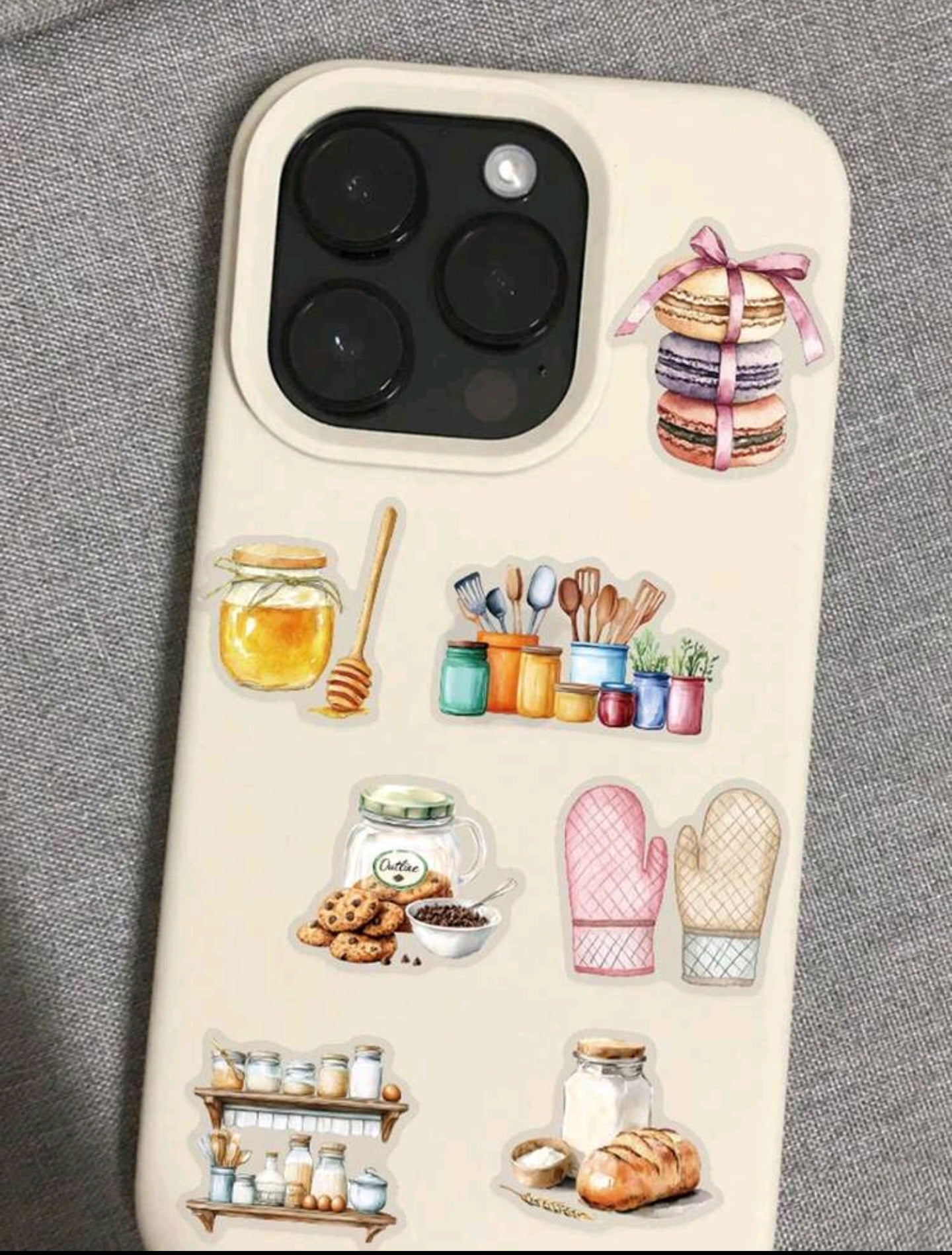 50pcs Vintage Baking Stickers