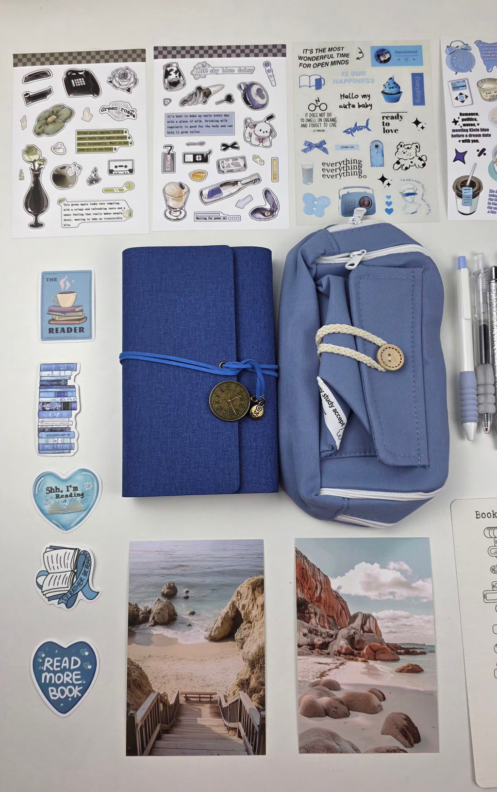 💙Deep Ocean Desk Set