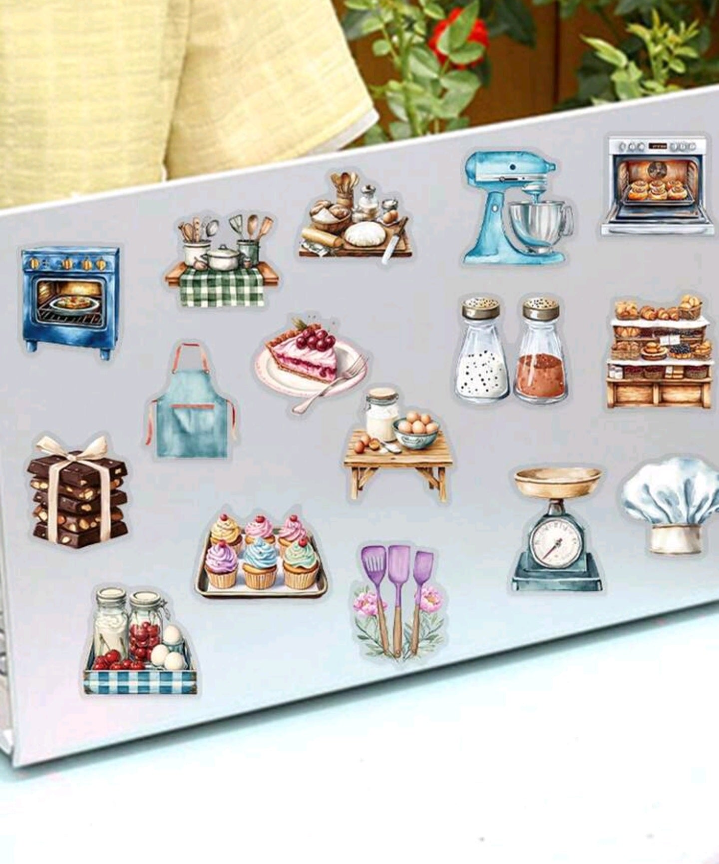 50pcs Vintage Baking Stickers